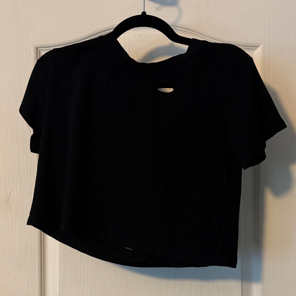 Black Women's Cropped Top